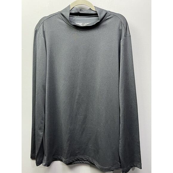 Head Mens Shirt Gray‎ LS Mock Performance Athletic Training Base Layer Shirt XL - Picture 1 of 5